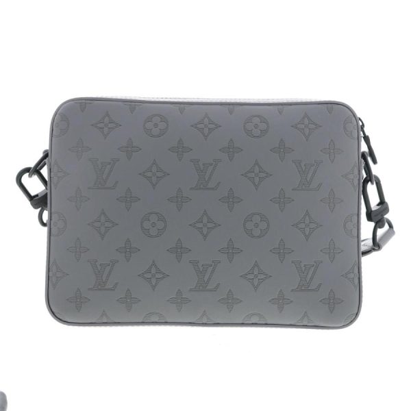 3 Louis Vuitton Shoulder Bag Gray Duo Messenger Shadow