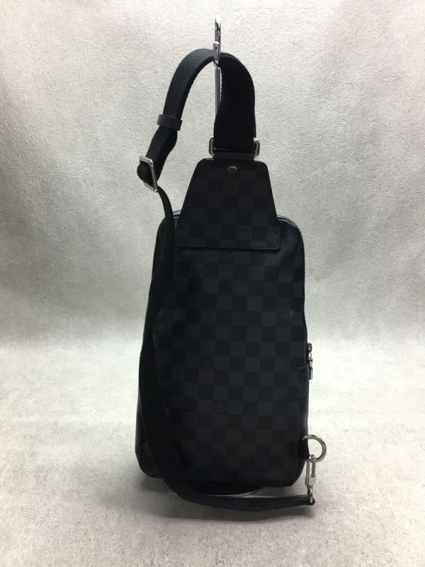 3 Louis Vuitton Avenue Sling Bag Damier Graphite Black