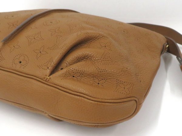 3 Louis Vuitton Selene PM 2 Way Handbag Monogram Mahina Leather Caramel Brown