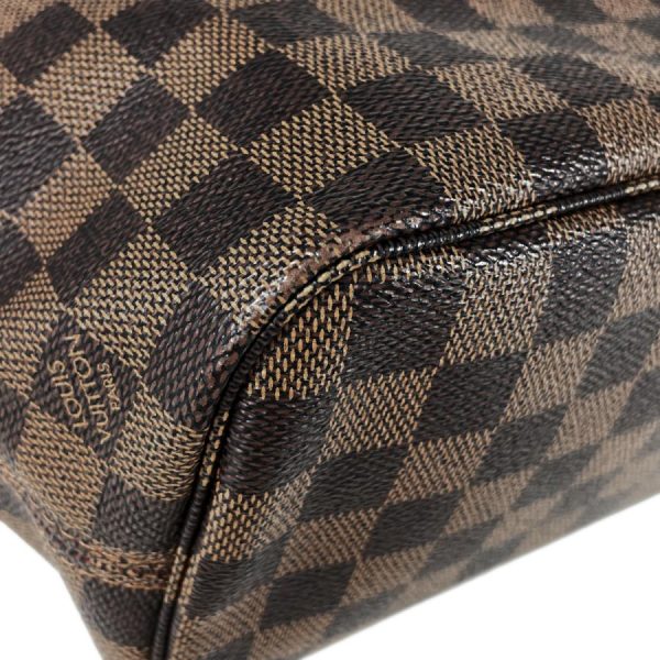 3 Louis Vuitton Neverfull PM Handbag Shopping Tote Bag Damier Brown