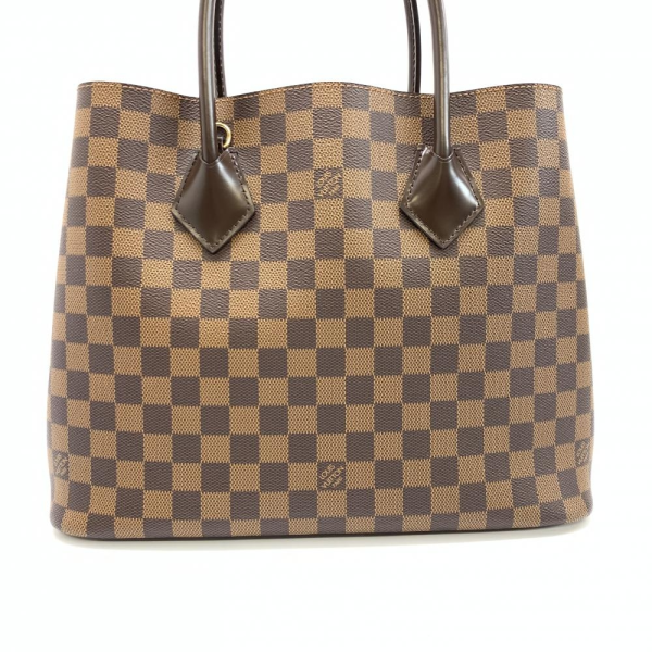 3 Louis Vuitton Kensington Damier Tote Bag Handbag Brown Pink