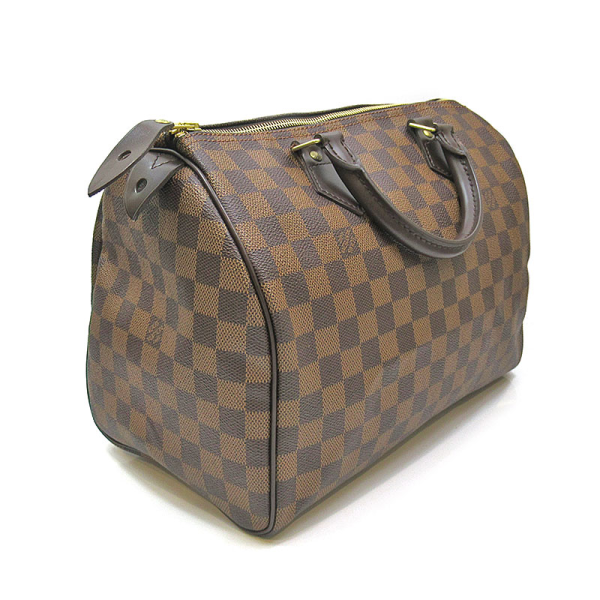 3 Louis Vuitton Speedy 30 Damier Ebene Boston Bag