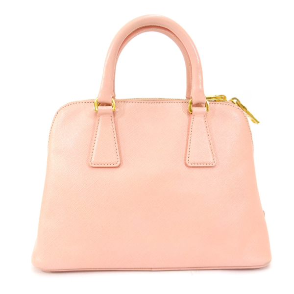 3 Prada Saffiano Leather Handbag Pink