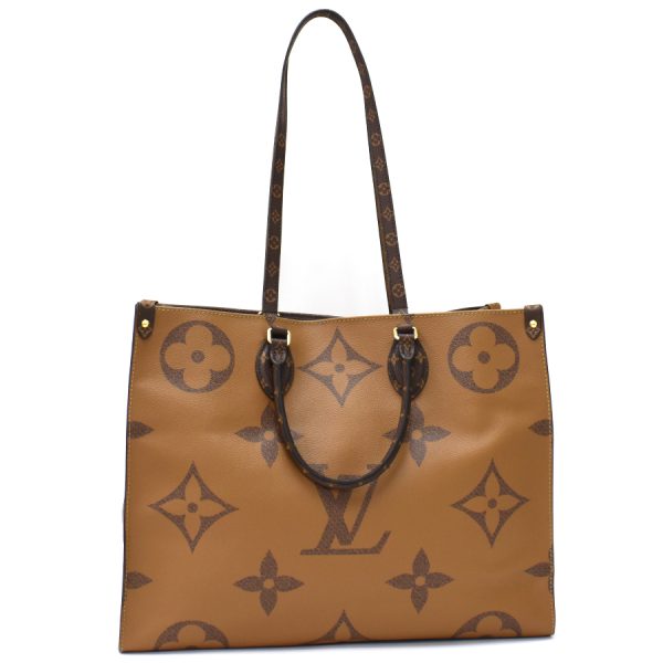 3 Louis Vuitton On the go GM Monogram Canvas Brown Tote Bag