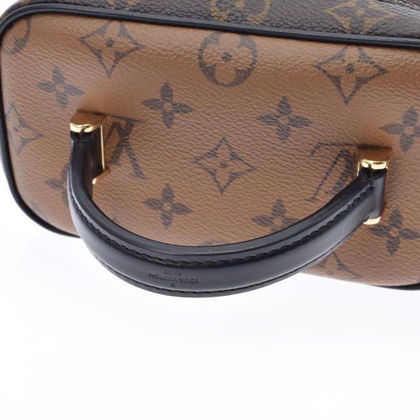 3 Louis Vuitton Monogram Reverse Vanity NV PM Brown Canvas Handbag