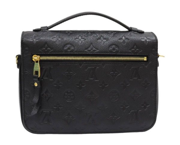 3 Louis Vuitton Pochette Metis MM Shoulder Bag Monogram Empreinte Noir Bag