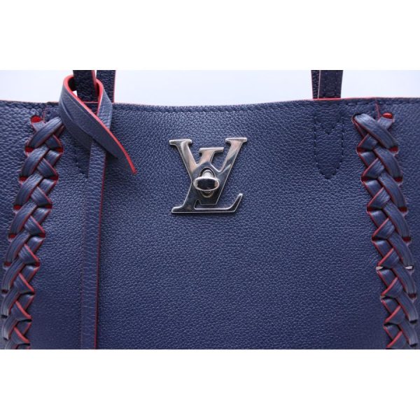 3 Louis Vuitton Lock Me Hippo Navy Blue