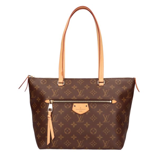 3 Louis Vuitton Jena MM Monogram Tote Bag Brown