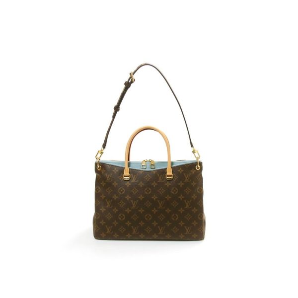 3 Louis Vuitton Pallas Monogram Shoulder Bag Blue Ciel