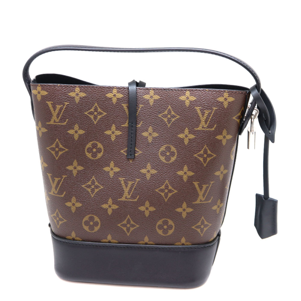 3 Louis Vuitton NM PM Handbag Monogram Canvas Brown Black