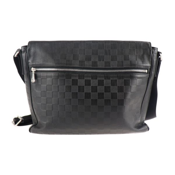 3 Louis Vuitton District MM Shoulder Bag Damier Infini Leather Onyx