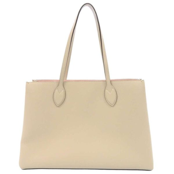 3 Louis Vuitton LockMe Shoulder Bag Grain Leather White Pink