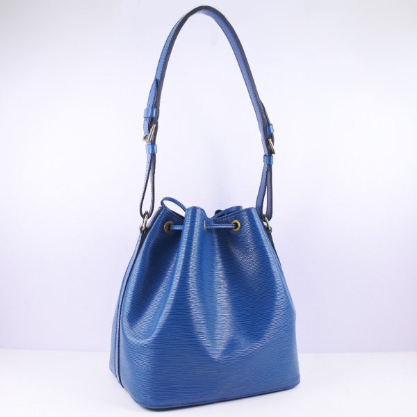 3 Louis Vuitton Noe Epi Leather Toledo Blue Shoulder Bag