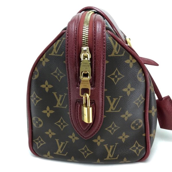 3 Louis Vuitton Monogram Speedy Mini Boston Bag Handbag Canvas Brown