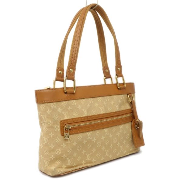 3 Louis Vuitton Lucile PM Tote Bag Monogram Mini Canvas Leather Beige