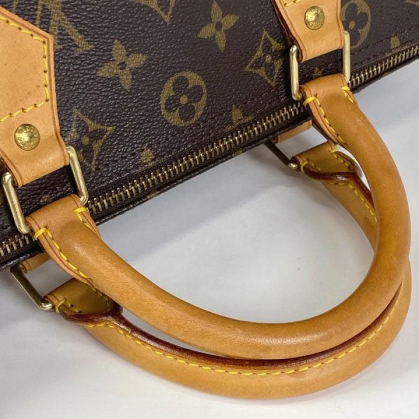 3 Louis Vuitton Speedy 30 Handbag Monogram Brown