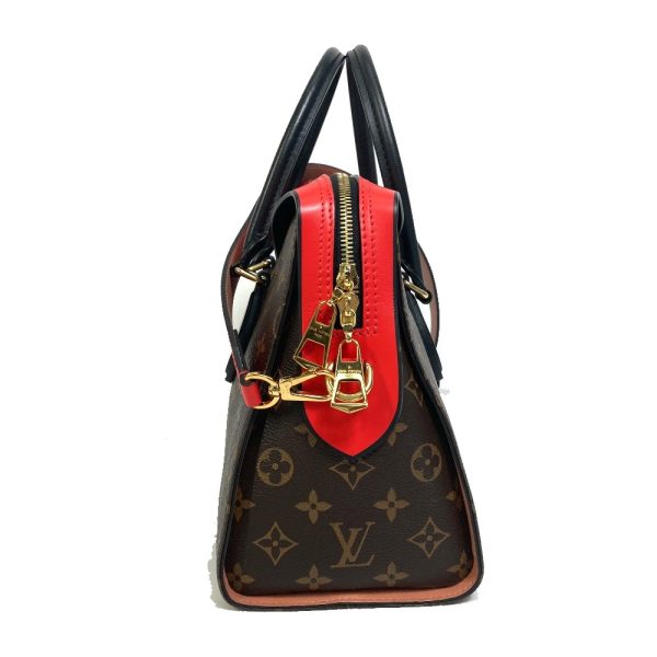 3 Louis Vuitton Tuileries Tote Bag Monogram Canvas Kabuki Brown