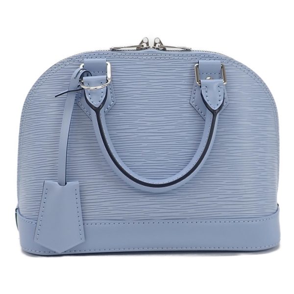 3 Louis Vuitton Epi Alma BB 2WAY Bag Blue Nuage