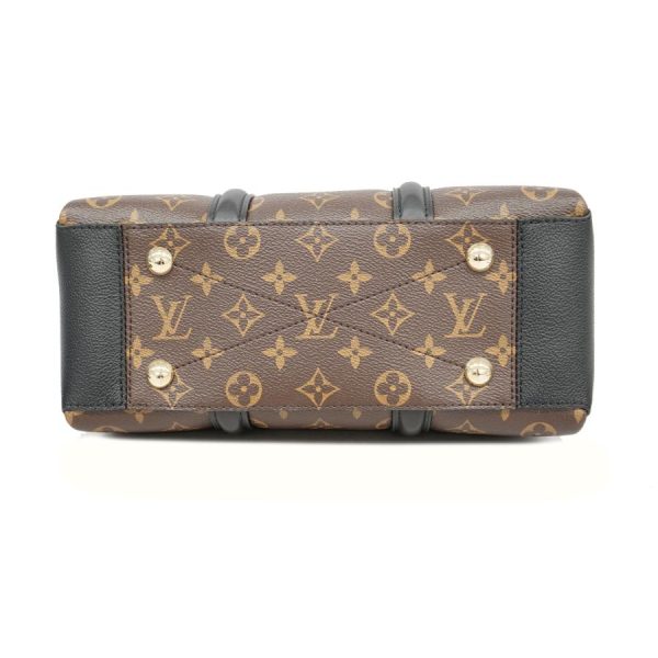 3 Louis Vuitton Monogram Soufflot NV BB 2 Way Bag Noir