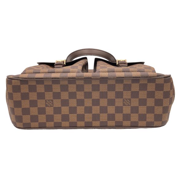 3 Louis Vuitton Uzes Damier Ebene Tote Bag Brown