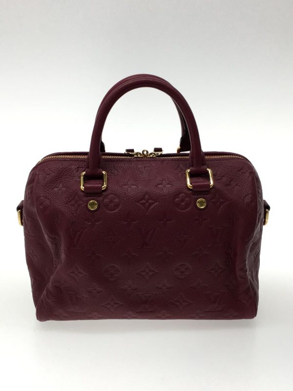 3 Louis Vuitton Speedy Bandouliere 30 Bag Monogram Implant Arolle Bordeaux