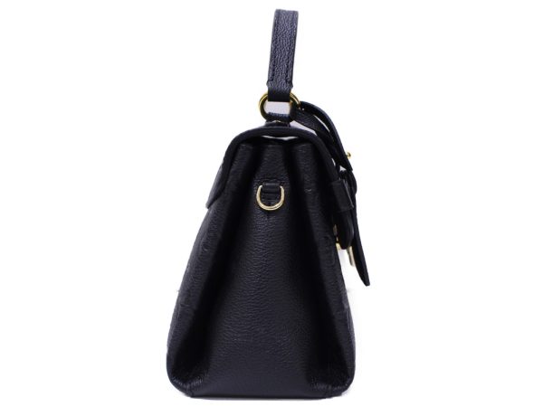 3 Louis Vuitton Georges BB Handbag Shoulder bag Monogram Implant Black