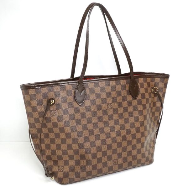 3 LV Louis Vuitton Damier Neverfull MM Tote Bag