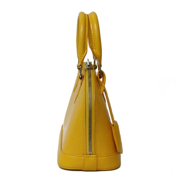 4 Louis Vuitton Alma BB Shoulder Bag Handbag Epi Leather Yellow