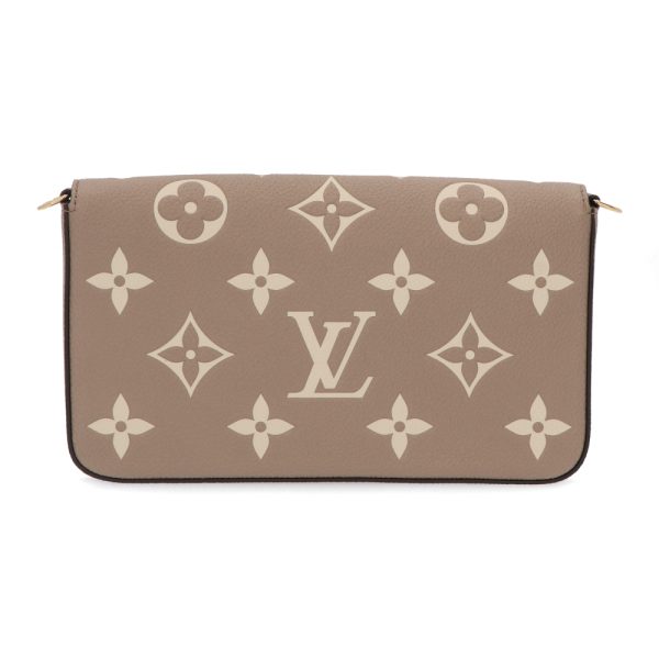 4 Louis Vuitton Pochette Felicie Tourtrail Claim Monogram Implant Leather Hand Bag