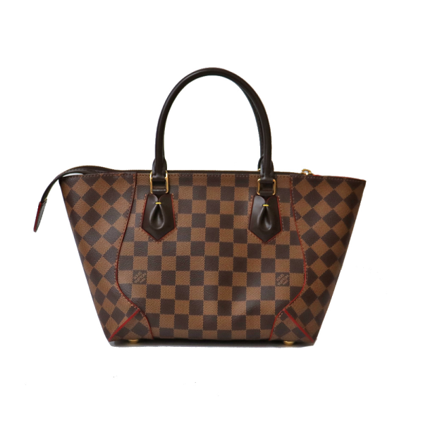 4 Louis Vuitton Damier Kaisa Tote PM Damier Handbag Brown