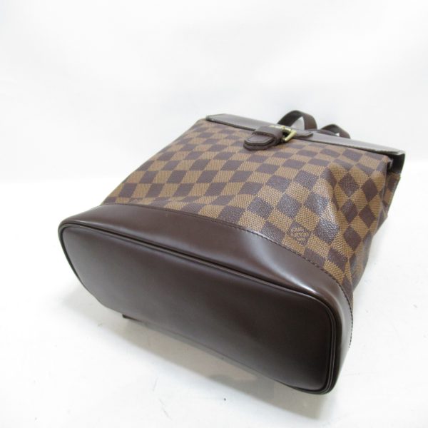 4 Louis Vuitton Soho Rucksack Backpack PVC Coated Canvas Damier Brown