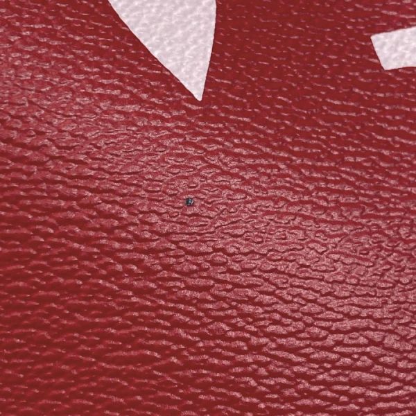 4 Louis Vuitton Pochette Toilette Cosmetic Pouch Giant Clutch Bag Monogram Rouge Red