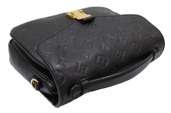 4 Louis Vuitton Pochette Metis MM Shoulder Bag Monogram Empreinte Noir Bag