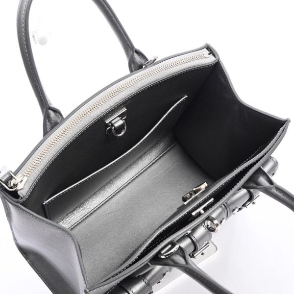 4 Louis Vuitton City Steamer PM Handbag Calf Silver Gray