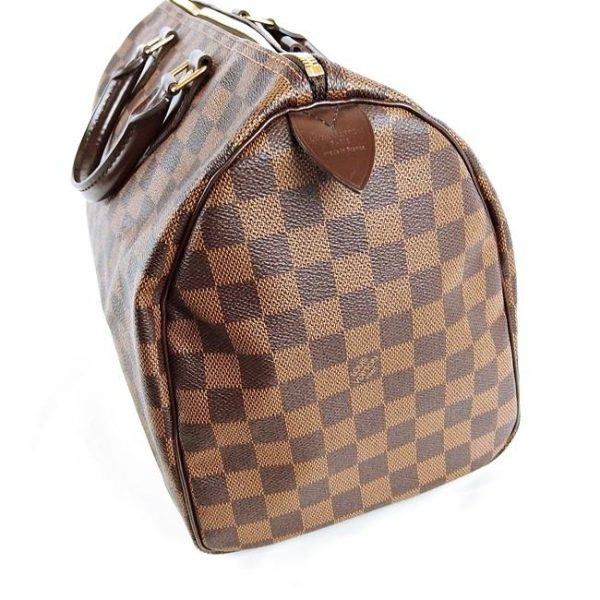 4 Louis Vuitton Speedy 35 Damier Handbag Brown Mini Boston