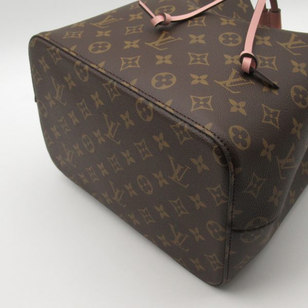 4 Louis Vuitton Neo PVC Coated Canvas Leather Monogram BrownPink Shoulder Bag