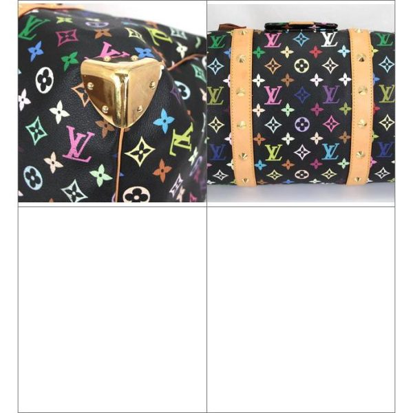 4 Louis Vuitton Keepall 45 Boston Bag Multicolor Black