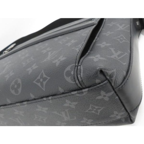 4 Louis Vuitton Odyse Messenger PM Shoulder Bag Monogram Eclipse Black