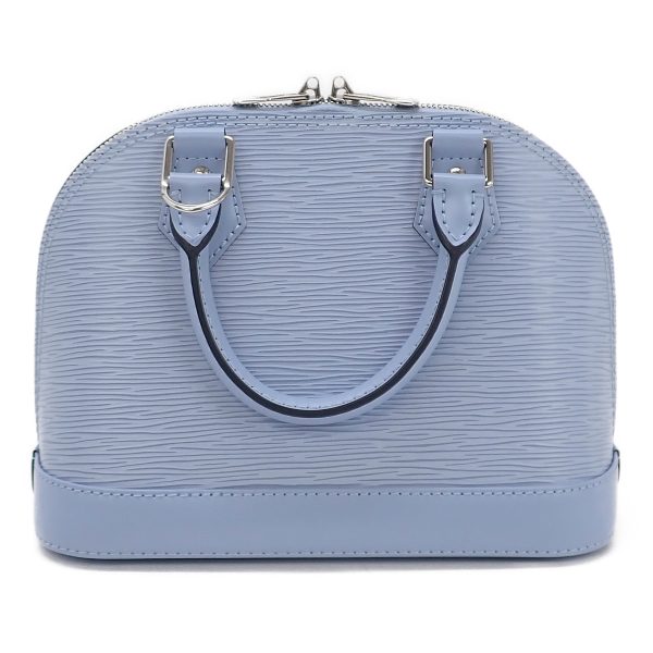 4 Louis Vuitton Epi Alma BB 2WAY Bag Blue Nuage