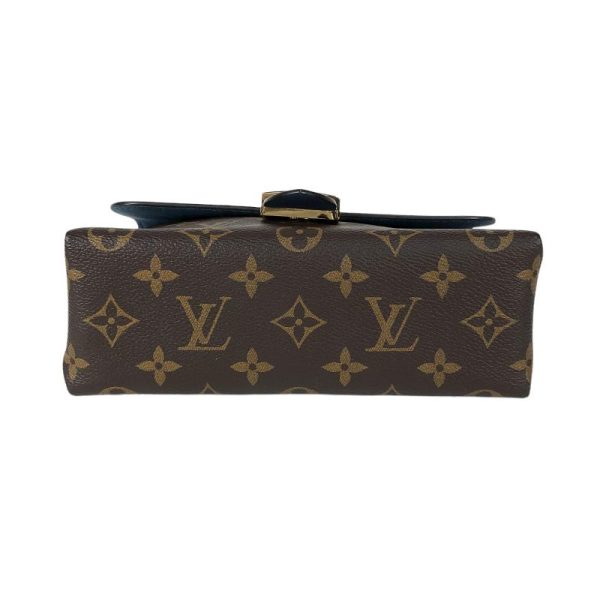 4 Louis Vuitton Locky BB Handbag Monogram Canvas Calfskin Blue