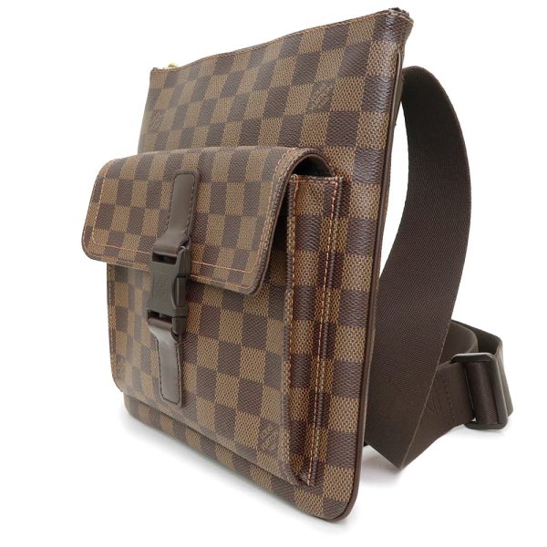 4 Louis Vuitton Melville Shoulder Bag Diagonal Hanging Damier Brown