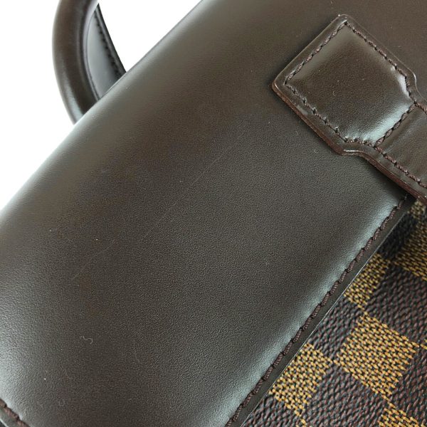 4 Louis Vuitton Damier Soho Rucksack Backpack Bag Brown