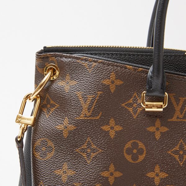 4 Louis Vuitton Pallas Monogram Noir Handbag Shoulder Bag