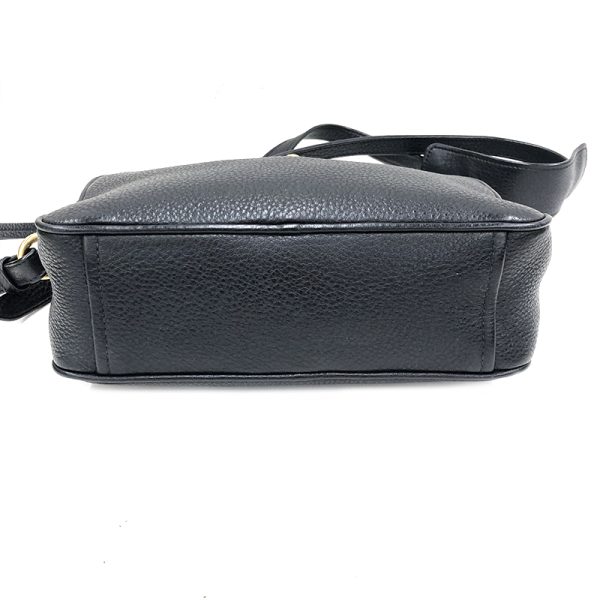 4 Prada Leather Shoulder Bag Black