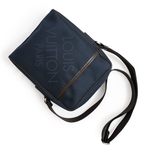 5 Louis Vuitton Citadan NM Crossbody Bag Shoulder Bag Blue