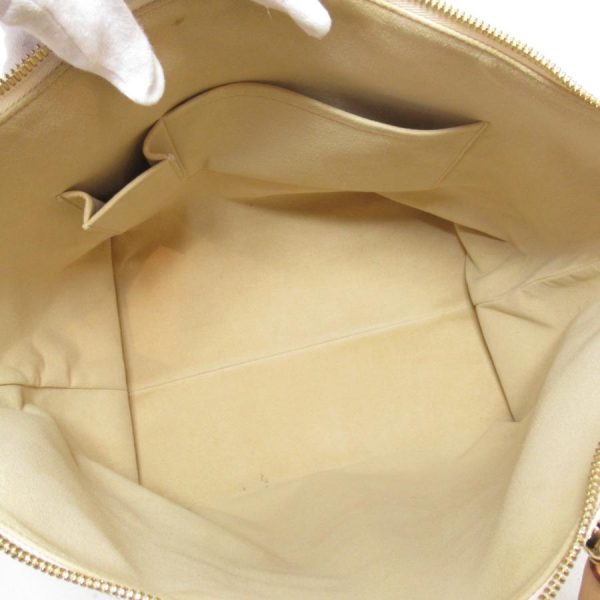 5 Louis Vuitton Saleya GM Handbag White PVC Coated Canvas