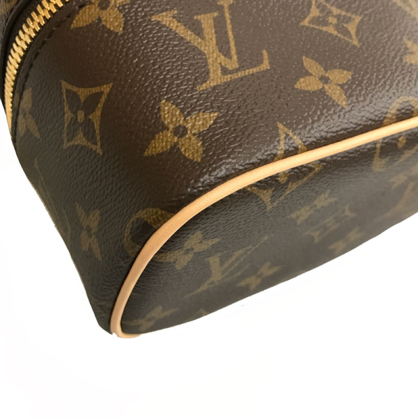 5 Louis Vuitton Vanity Mini Monogram Handbag Leather Brown