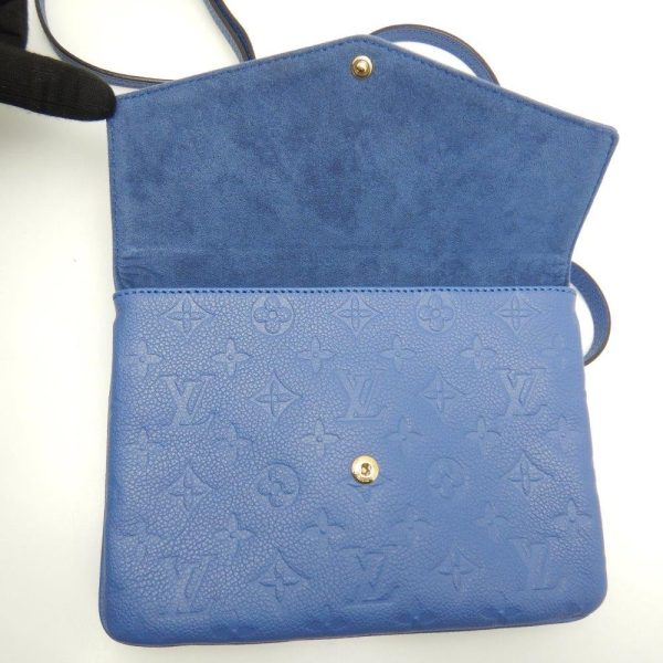 5 Louis Vuitton Emplant Twice Iris Diagonal Shoulder Blue