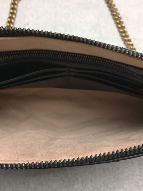 5 Gucci GG Marmont Quilting Bag Leather Black