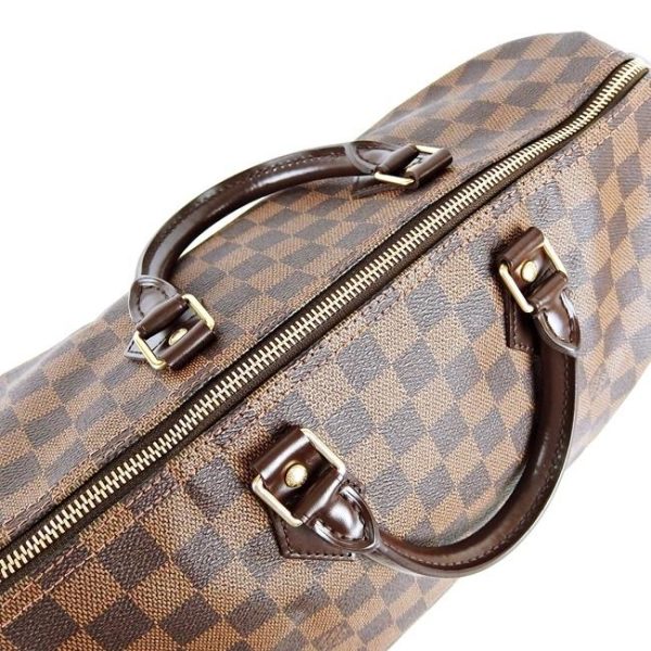 5 Louis Vuitton Speedy 35 Damier Handbag Brown Mini Boston